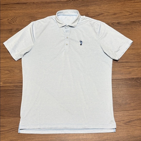 johnnie-O Light Blue Polo Shirt - Picture 1 of 6